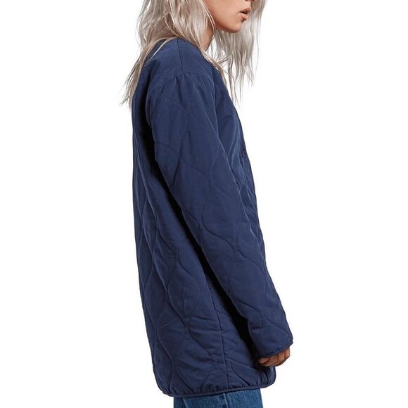 Volcom Reversible Navy Liner Insulated Jacket NEW - Picture 6 of 12